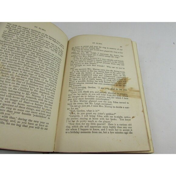 St Elmo Book Published Grosset and Dunlap 1896 By Augusta J Evans 34208 - Picture 8 of 12